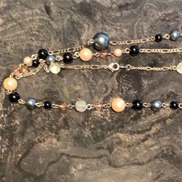 Double-stranded beaded necklace(3 items for $15) - Picture 4 of 5